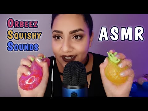 ASMR Orbeez Squishy | Mouth Sounds + Squeezing + Squishy Tapping & more | Orbeez Stress Ball