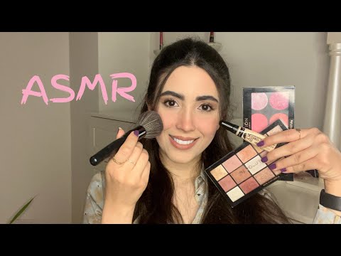 ASMR | Doing Your Makeup 💕 Roleplay (Layered Sounds, Personal Attention)