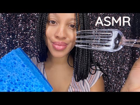 ASMR DOING YOUR MAKEUP USING THE WRONG PROPS 💄 TINGLY FACE TOUCHING 💓 PERFECT FOR SLEEP 😴