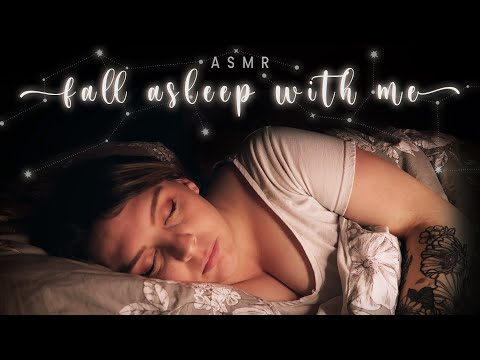 🧡😴 Fall Asleep with Me ASMR 😴🧡 [Cozy Soft Spoken, Mouth Sounds, Fabric Sounds, Sleep Ambience]