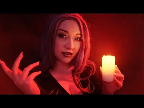 ASMR Vampire Girlfriend cares for you 🩸 (personal attention, energy plucking, layered sounds)