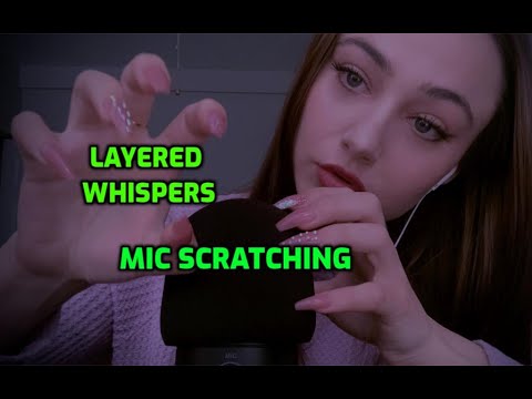 ASMR | Comforting You After a Hard Days Work | Layered Whispers, & Mic Scratching for Sleep 😴☁️