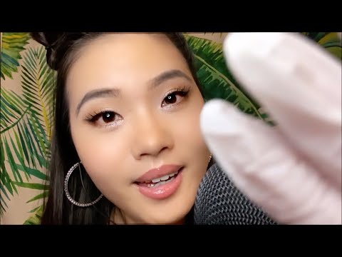 ASMR | Repeating 'May I Touch You' & 'Just A Little Bit' | Face Touching | Close Up Whispering
