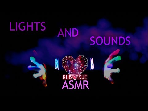 ASMR Lights and sounds, relaxing tapping tingles