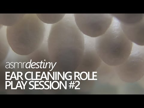 ASMR Ear Cleaning Session #2 ~ Role Play (3D, binaural, ear-to-ear, soft spoken, whispered)