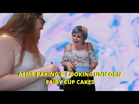 ASMR Baking & Cooking Unicorn Fairy Cup Cakes W/ My Ex GIRLFRIEND