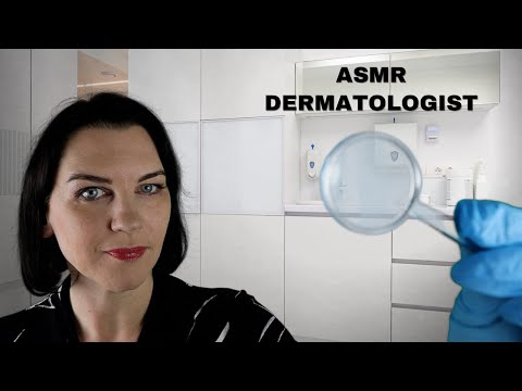 ASMR Dermatologist (questionnaire, face exam, facial cleansing)