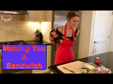 (ASMR) Making You A Sandwich - Personal Attention