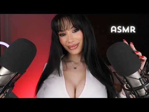 ASMR (full video) Mouth Sounds, Unintelligible, Kiss Sounds, Mic Scratching, Blowing Sounds