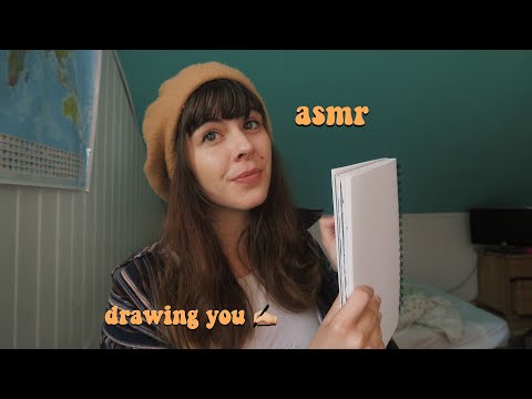 ASMR new artist drawing you ✍🏼 ~ personal attention roleplay