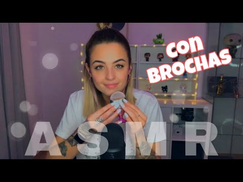 ASMR para DORMIR con BROCHAS ✨ | Mic Brushing | Asmr En español