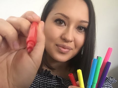 ASMR Drawing on your face!