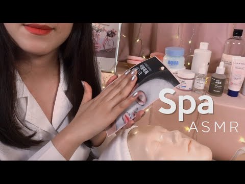 ASMR Facial Slimming Spa Treatment 🙌 Personal Attention (Layered Sounds) [Sub✔]