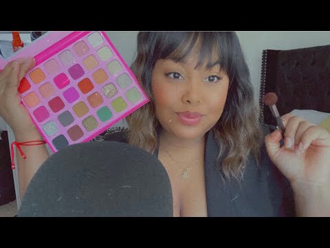 ASMR Best Friend Does Your Makeup For Spring 🌻🌻 Roleplay // Face-Touching// Personal Attraction 💄
