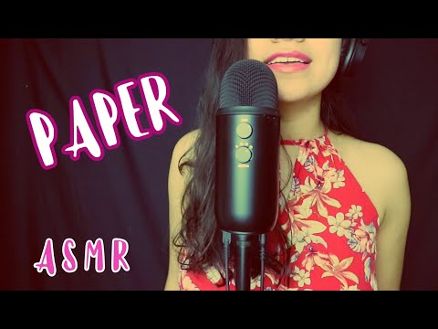 Playing With Paper! | Azumi ASMR | Sounds of Scissors, Sounds of Ripping & Crinkling Paper