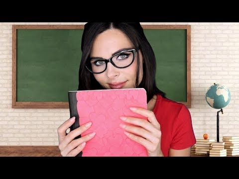 ASMR SCHOOLTEACHER PRACTICES PERSONAL ATTENTION TRIGGERS ON YOU *whispered*