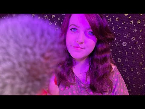 ASMR | Brushing your face | Unpredictable Triggers 👀✨