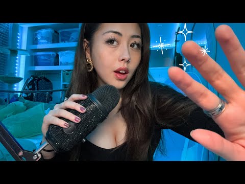 ASMR trigger words (‼️EXTREME tingles @19:41) with hand movements 🤤👋💤