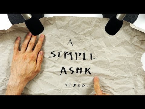 A Simple ASMR video