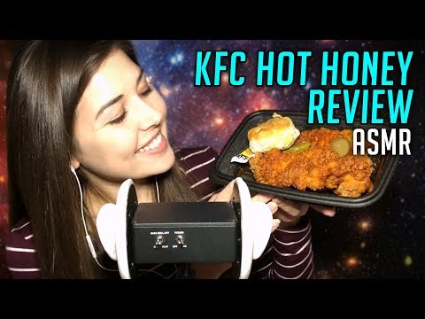 3DIO ASMR - New KFC Hot Honey Review Mukbang (Chewing, Crunchy, Mouth Sounds)
