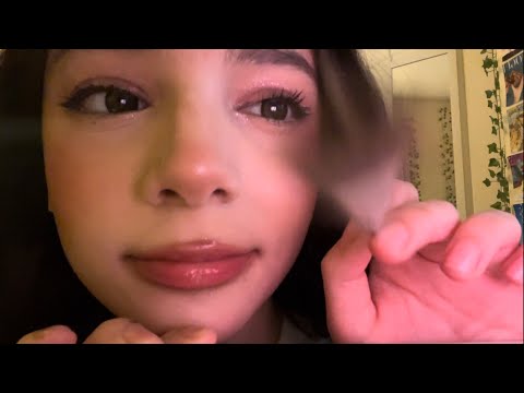 asmr attempting to do your makeup