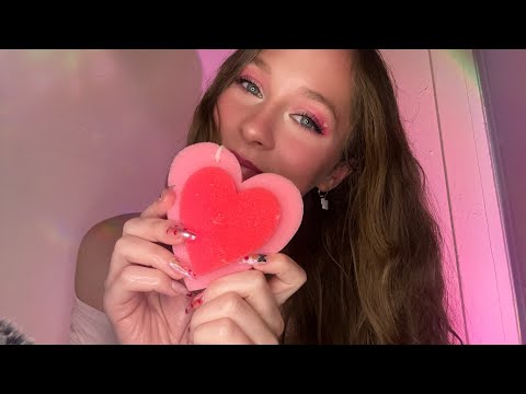 ASMR | Valentines Day Spa Treatment💗 (realistic layered sounds, lotion sounds)
