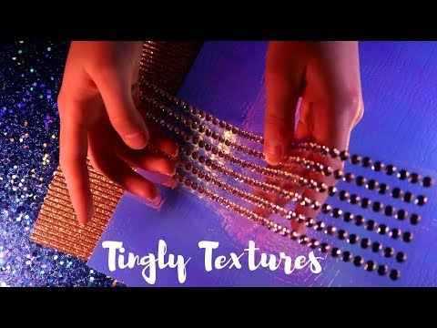 ASMR TINGLY TEXTURES!! Crinkles, Tapping, Scratching, Vinyl, Clicky Nail Sounds, Paper Shuffling