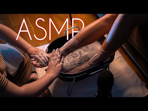 🧼 Soothing ASMR Soap Foot Massage and Ankle Rub