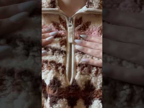 VOLUME UP #asmr fluffy fabric scratching, FULL VIDEO @CozyhoneyASMR #satisfying