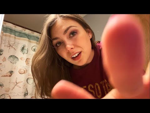 ASMR VLOG- body update/makeup routine/my secret to clear skin😘🦋☀️