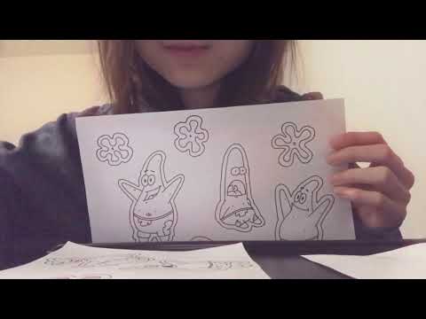 ASMR Illustrations~(Show N’ Tell, Coloring, Tapping)