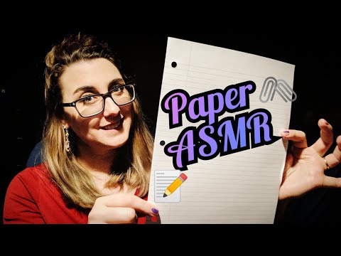 ASMR " The Office" Dunder Mifflin Sales Women Sells You Paper (paper rubbing, paper scratching)