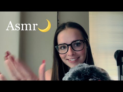 asmr 🙌 random textures assortment🌟😴 (leather tapping, glasses tapping, fabric sounds)