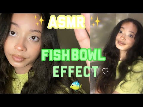 ASMR~ FISHBOWL EFFECT (INAUDIBLE WHISPERING)(MOUTHSOUNDS) ♡ ♡ ♡