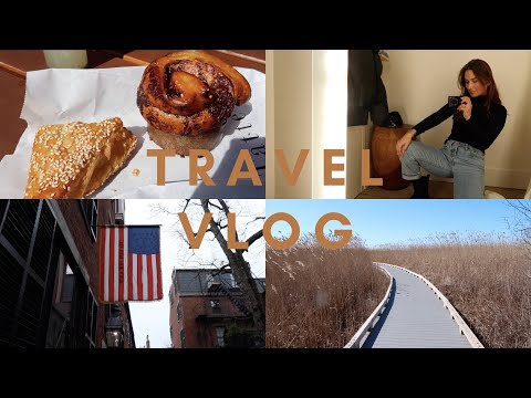 ASMR Boston Vlog 🇺🇸 Zwischen Harvard, Austern und leeren Stränden Follow Me Around german deutsch