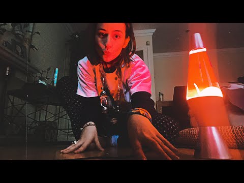 ASMR ON THE FLOOR 🌻- CHAOTIC PERSONAL ATTENTION -  Floor Tapping + Scratching, Foot Massage..