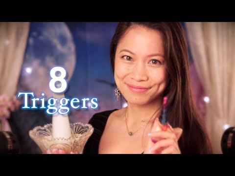 asmr 8+ NEW triggers for sleep :D testing out NEW worker bee mic!