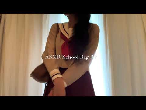 ASMR What’s In My School Bag Role Play Anime