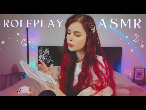 ASMR Roleplay GF / Friend Reading a LOVE STORY To Help You Sleep (Soft Spoken)