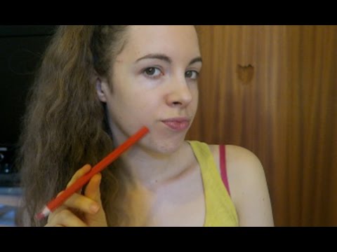 Coloring Your Face - Visual Trigger ASMR - Face Touching - Soft Spoken