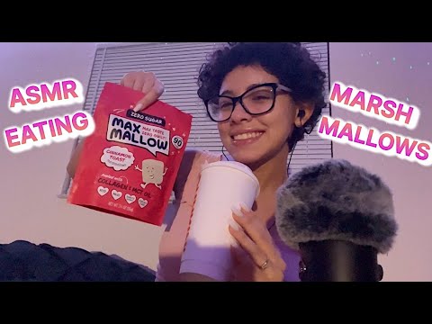 ASMR | Trying Cinnamon Toast Marshmallows For Sleep 😴🧁 (Eating & Mouth Sounds)