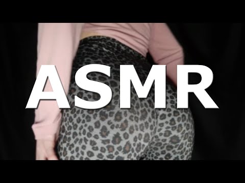 ASMR Leopard Leggings Scratching and Touching | Fabric sounds |Relax Sounds no Talking
