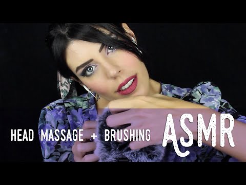 ASMR ita - 💆🏻‍♀️ MASSAGGIO ALLA TESTA + MIC BRUSHING • CLOSE UP (Intense Whispering)