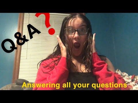 Q&A Asmr answering all your questions