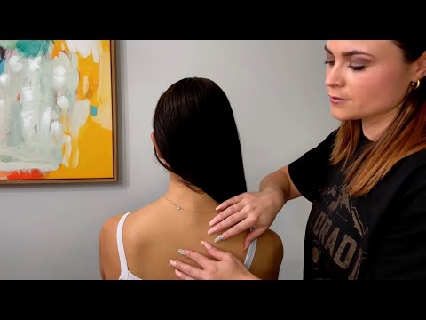 ASMR | Calm Light Touch Massage on Loisa | Hair Play, Back Scratching, Hair Brushing, Back Brushing