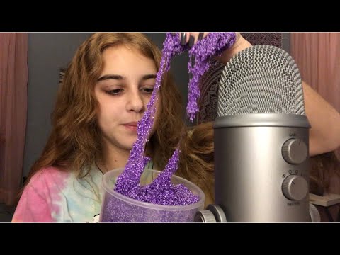 ASMR | Slime On Mic | Tapping, Scratching, Whispering