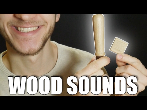 Wood sounds. Tapping, scratching... ASMR - no talking -