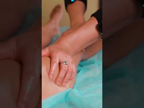 asmr foot and hip massage