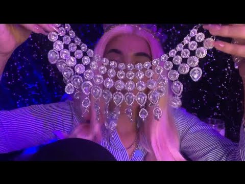 ASMR |💎Bougie Space Jeweler Relaxes You💎 (sassy roleplay) | foam sounds + jewelry + whispers