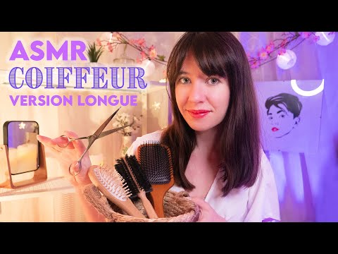 ASMR FR | Roleplay coiffeur ✂️ Coiffage et coupe